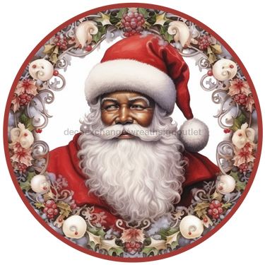 Christmas Sign, Santa Sign, DCO-00541, Sign For Wreath, 10